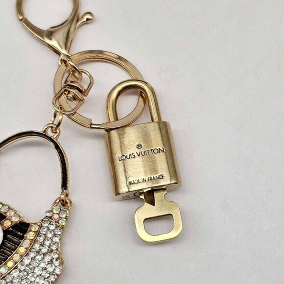 Authentic Louis Vuitton Lock & Key with unbranded Bagcharm, Keycharm, Keychain - Picture 5 of 8
